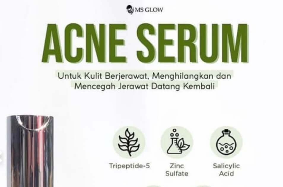 Cek Ingredients Ms Glow Acne Serum