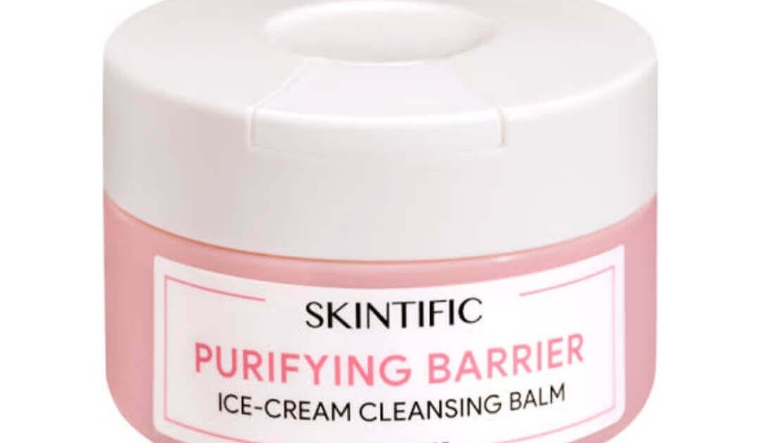 Cek Ingredients SKINTIFIC Purifying Barrier Ice Cream Cleansing Balm- Make Up Remover