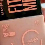 Maybelline Fit Me Fresh Tint Foundation Sunscreen SPF 50