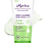 Cek Ingredients Marina Expert White and Glow Face Mask Acne Clear Deep Clearing Clay Mask (Oily & Acne Prone Skin)