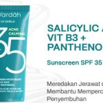Ingredient Wardah UV Shield Acne Calming Sunscreen Moisturizing SPF 35 PA+++