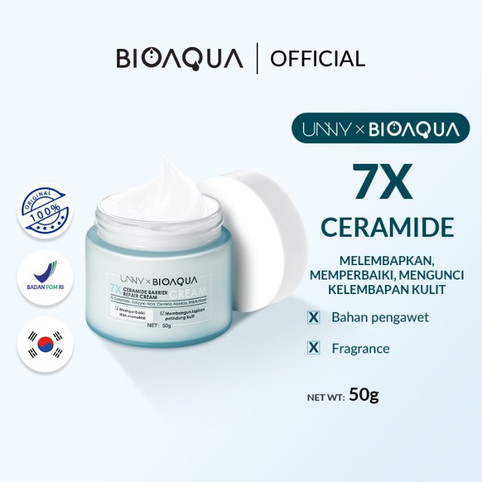 Cek Ingredients Bioaqua 7x ceramide Skin Barrier Moisturize Cleanser