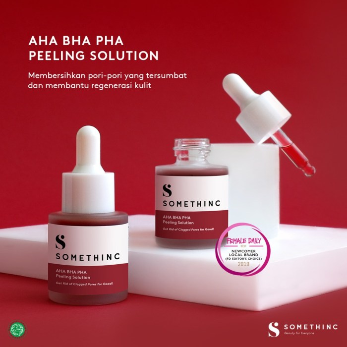 Cek Ingredients Humphrey Peeling Solution 5% AHA, 2% BHA, 2% PHA, 2% Cica terbaru