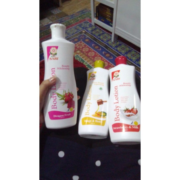 Cek Ingredients Sari White Beauty Lightening Body Lotion Mango & Honey