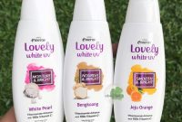 Cek Ingredients Emeron Lovely White UV Jeju Orange Body Lotion