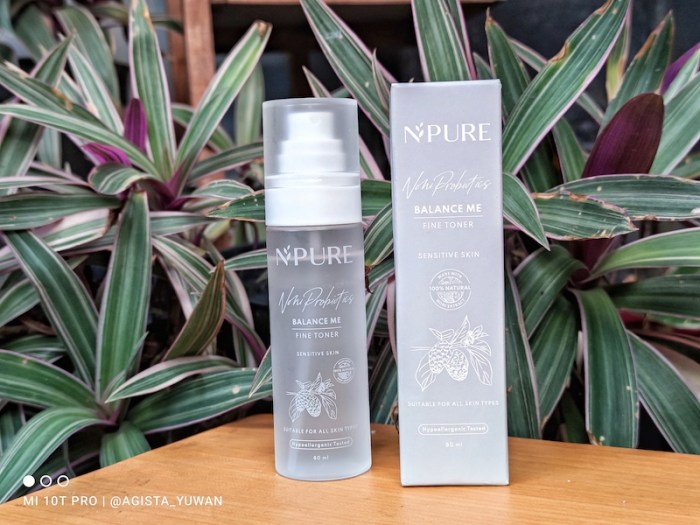Cek Ingredients N'Pure NONI Probiotik Toner