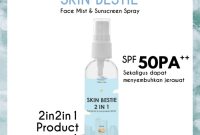 Cek Ingredients Theriver Facemist & Sunscreen Spray Skin Bestie 2 In 1