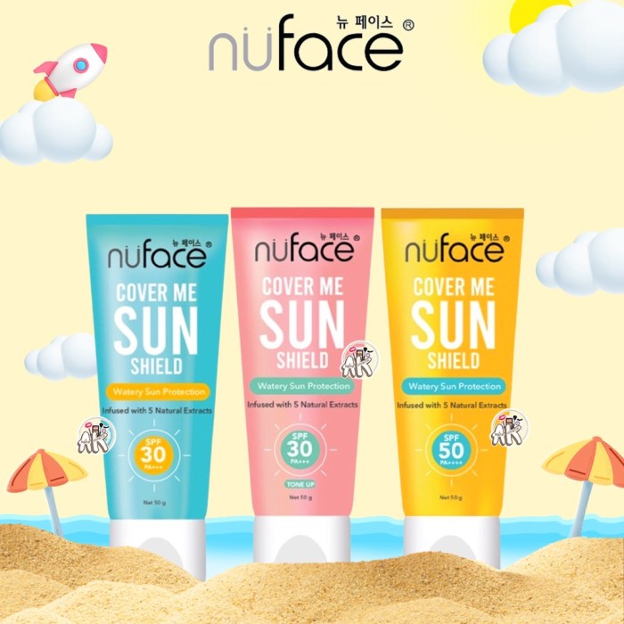 Cek Ingredients Nuface Cover Me Sun Shield SPF 50 PA++++