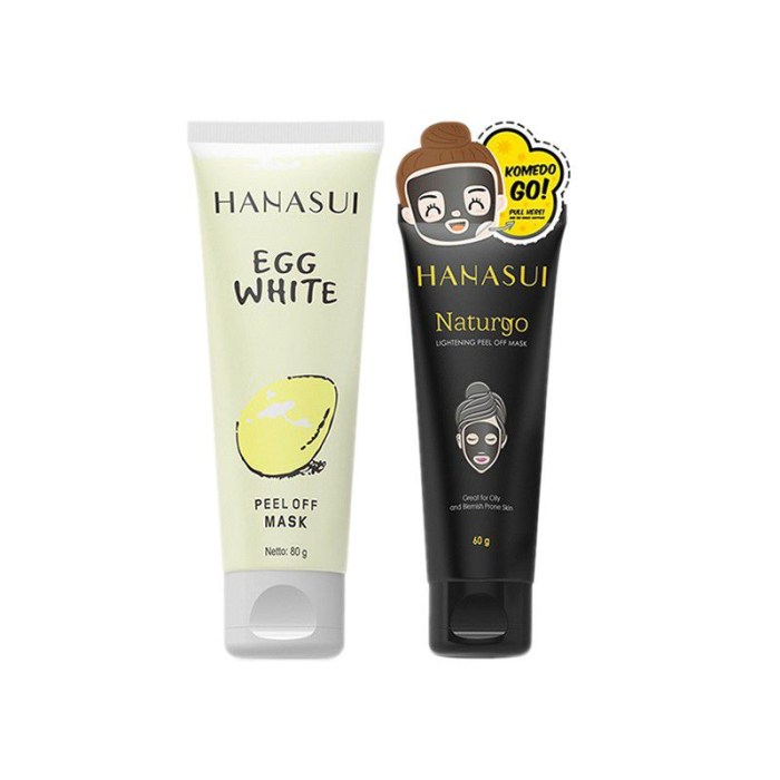 Cek Ingredients Hanasui Egg White Peel Off Mask