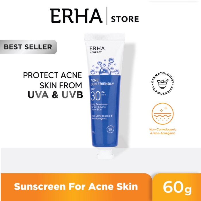 [[Update Formula]] Cek Ingredients Erha Acneact Acne Sunfriendly SPF 30 PA+++