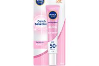 Cek Ingredients Nivea Sun Face Protection Serum SPF 50+ PA +++ Instant Aura (Pink)