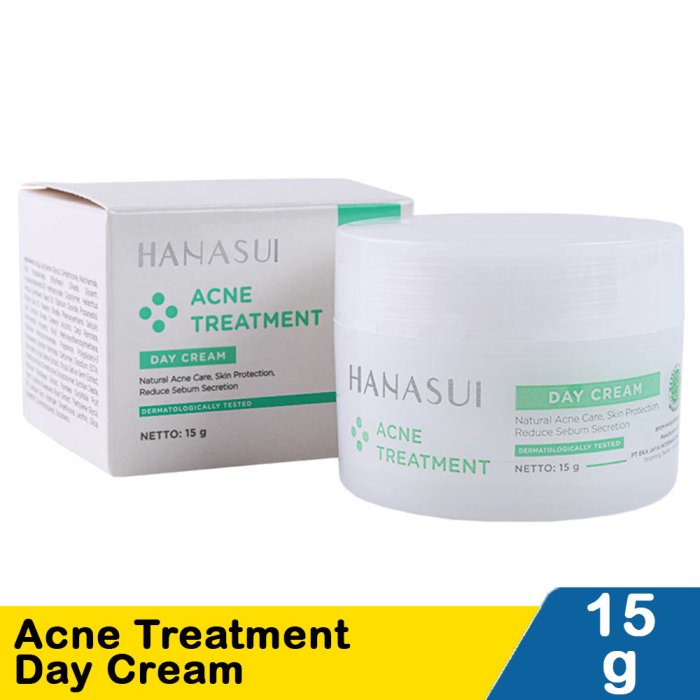 Cek Ingredients Hanasui Acne Treatment Day Cream