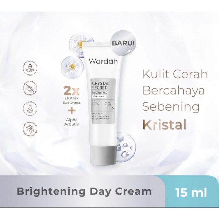 Cek Ingredients Wardah Crystal Secret Brightening Day Cream SPF 35 PA+++