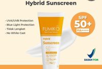 Cek Ingredients FUMIKO Hybrid Sunscreen SPF 50 PA++++