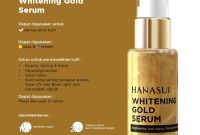 Cek Ingredients Serum Hanasui Whitening Gold terbaru