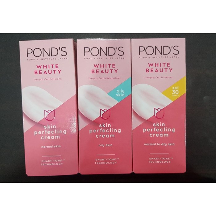 Cek Ingredient Pond's White Beauty Perfecting Cream (Normal Skin) terbaru