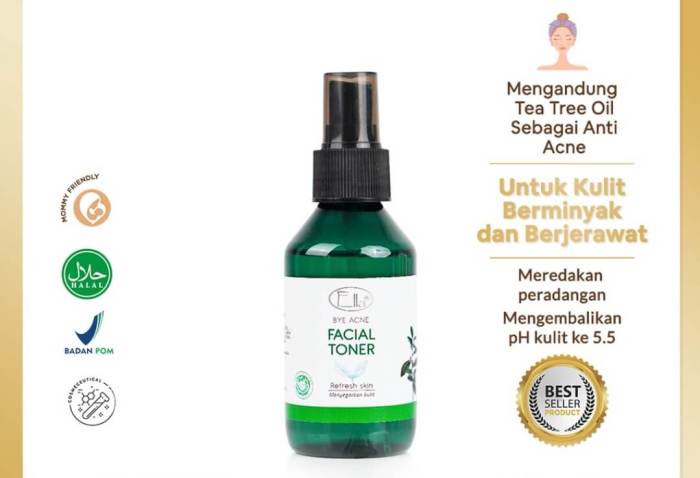 Cek Ingredients Ella Skincare Bye Acne Facial Toner