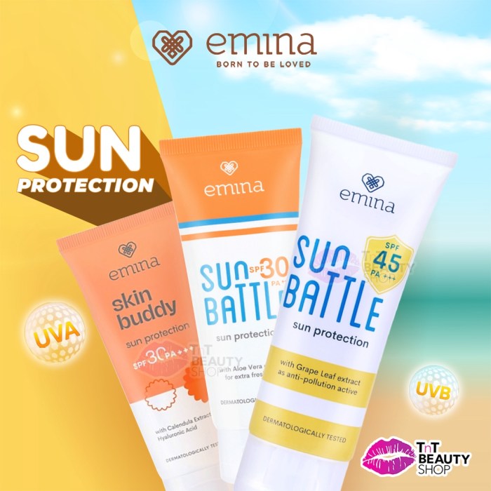 sunscreen kulit spf emina berminyak gitacinta kering produk rekomendasi wardah terjangkau komposisi