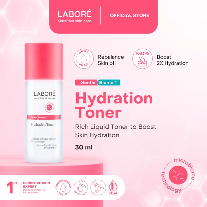 Cek Ingredients Labore Gentle Biome Hydrating Toner terbaru