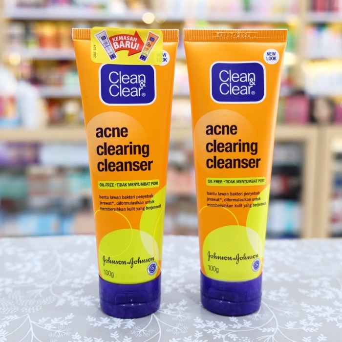 Cek Ingredients Clean & Clear Acne clearing Cleanser