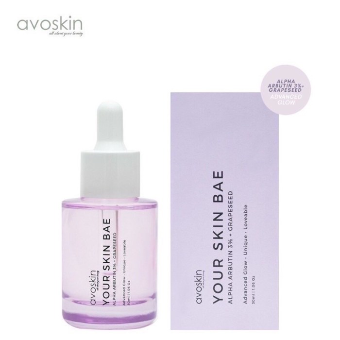 Cek Ingredients Avoskin Your Skin Bae Alpha Arbutin 3%+ Grapeseed