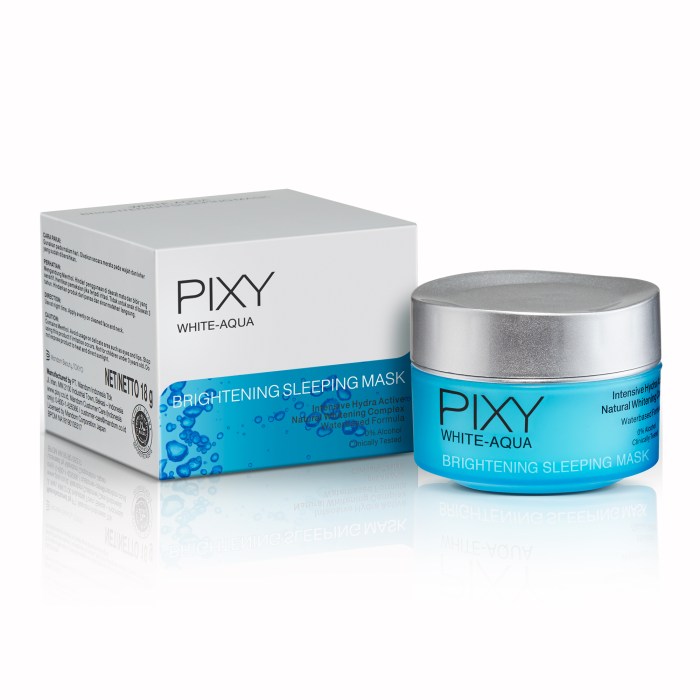 Cek Ingredients Pixy White Aqua Brightening Sleeping Mask