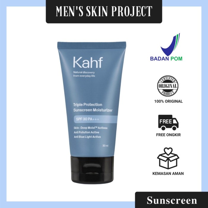 Cek Ingredients Kahf Triple Protection Sunscreen SPF 30 PA+++ terbaru