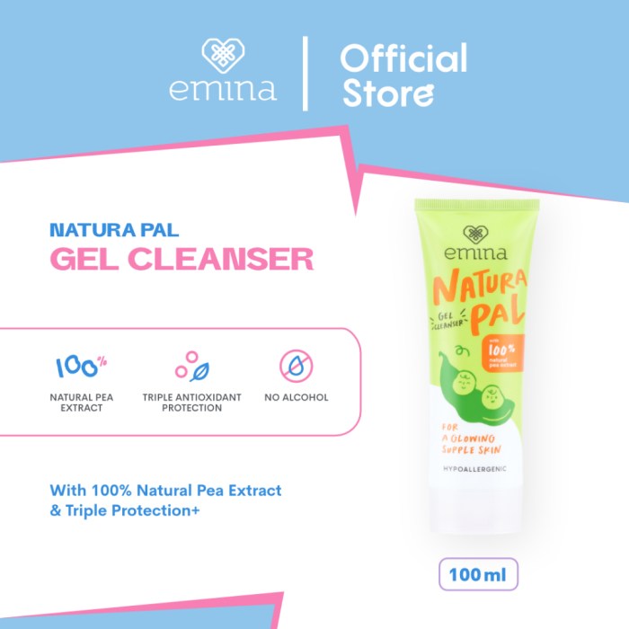 Cek Ingredients Emina Natura Pal Gel Cleanser