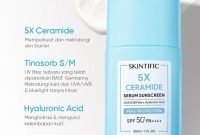 Cek Ingredients SKINTIFIC 5X Ceramide Serum Sunscreen SPF50 PA++++