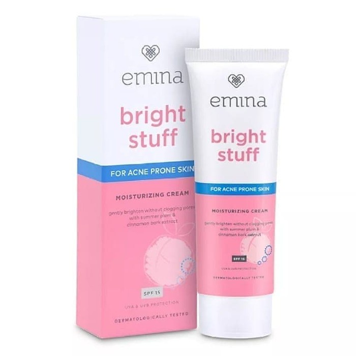 Cek Ingredients Emina Bright Stuff for Acne Prone Skin Moisturizer