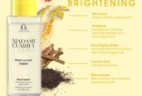 Cek Ingredients Madam Gie Clarify Brightening Toner