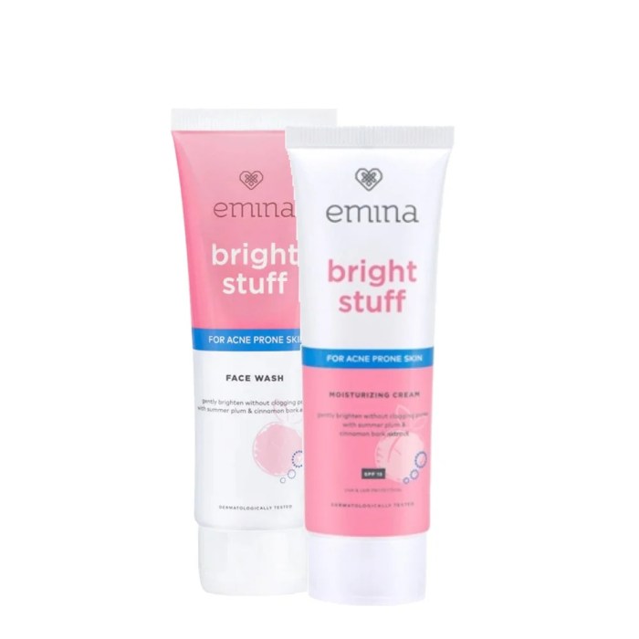 Cek Ingredients Emina Bright Stuff for Acne Prone Face Wash