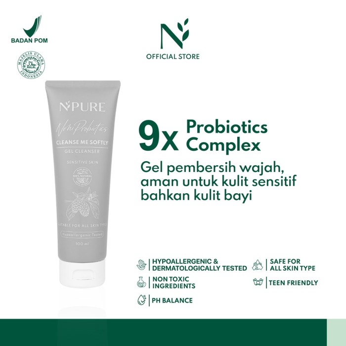 Cek Ingredients N'Pure NONI Probiotik Toner terbaru