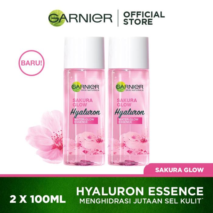 Cek Ingredients Garnier Sakura Glow Hyaluron Water-Glow Essence