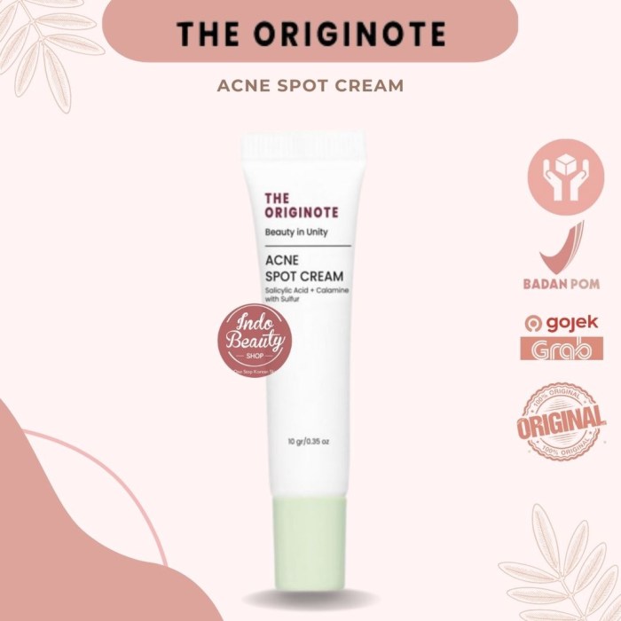 Cek Ingredients The Originote Acne Spot Cream