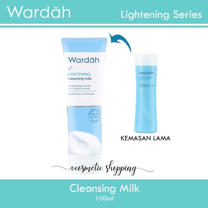 Cek Ingredients WARDAH Lightening Cleansing Milk