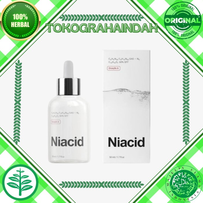 Cek Ingredients Niacid by Slurp Laboratories Korea All in One Face Serum