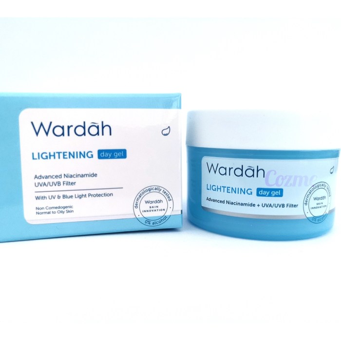 Cek Ingredients Wardah Lightening Day Gel terbaru