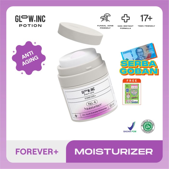 Cek Ingredients GLOWINC POTION FOREVER+ Pro Youth Low pH Cleanser