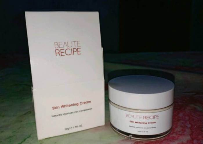 Cek Ingredients Beaute Recipe Whitening Cream terbaru