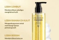 Cek Ingredients BIOAQUA 24K Gold Facial Cleanser