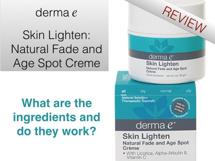 cream derma skin lighten review brighteners lighteners