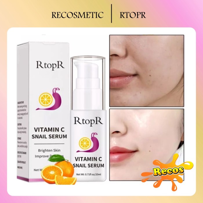 Cek Ingredients RtopR Vit C Snail Serum