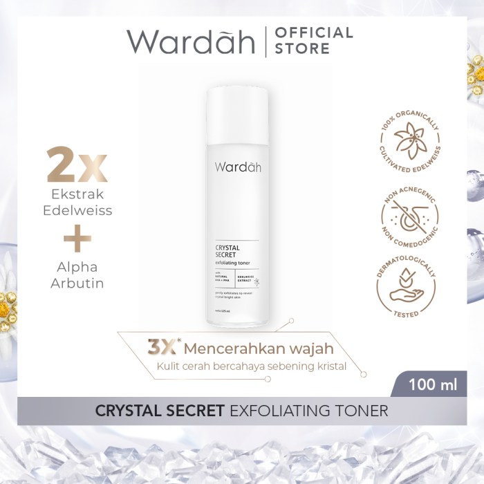 Cek Ingredients Wardah Crystal Secret Exfolliating Toner