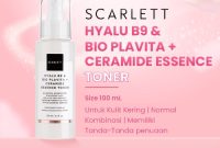 Cek Ingredients Scarlett Whitening Hyalu B9 Bio Plavita & Ceramide Essence Toner