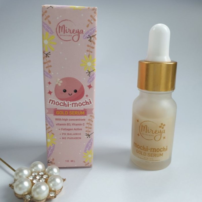 Cek Ingredients Mireya Mochi-Mochi Gold Serum