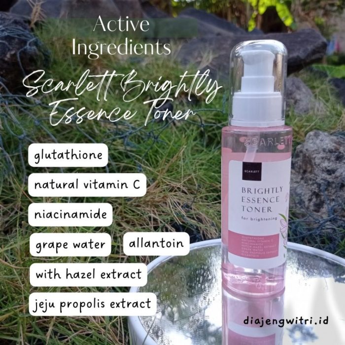 Cek Ingredients Scarlett Acne Essence Toner terbaru