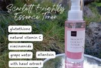 Cek Ingredients Scarlett Brightly Essence Toner terbaru