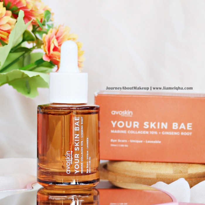 avoskin bae marine collagen gingseng serum