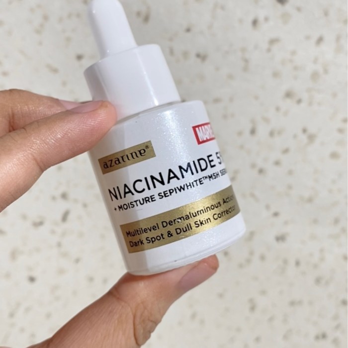 Cek Ingredients Azarine Marvel Niacinamide 5% + Sepiwhite Serum